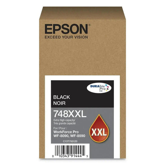 Tinta Epson - T748XXL120 - 748XXL Negro | WorkForce Pro WF-6090/WF-6590 - Panamá