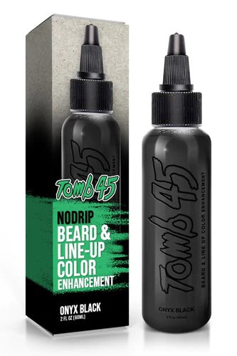 Tomb45® No Drip Beard & Line up Color Enhancement – ONYX (Jet Black)