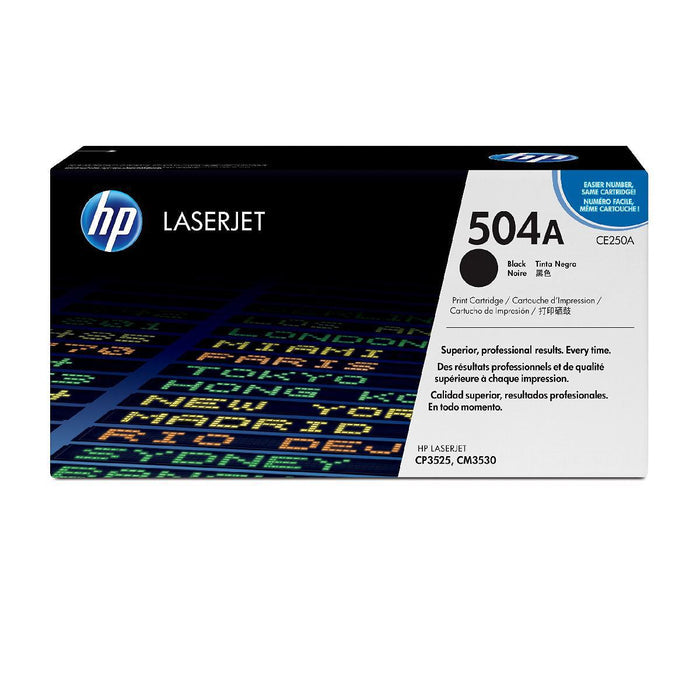 Toner Hp Ce250A - 504A Negro | Para LaserJet CM3530 / CP3525 | 5,000 páginas - Panamá