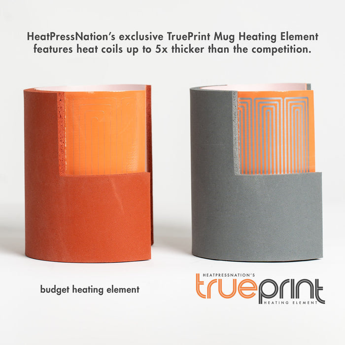 TruePrint 40oz Large Tumbler Heating Element For Signature Series - HeatPressNation