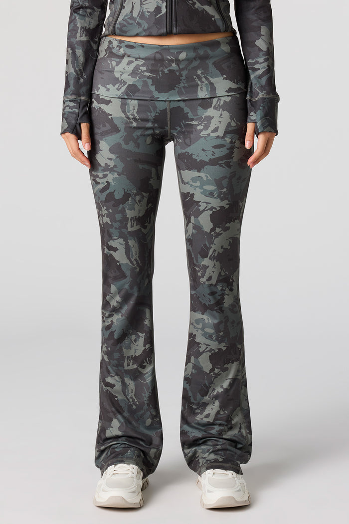U/A Foldover Waist Flare Legging