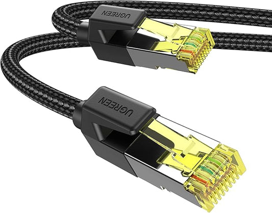 UGREEN Cat7 Ethernet Cable (2m, Braided, Black) - Office R Us Lagos