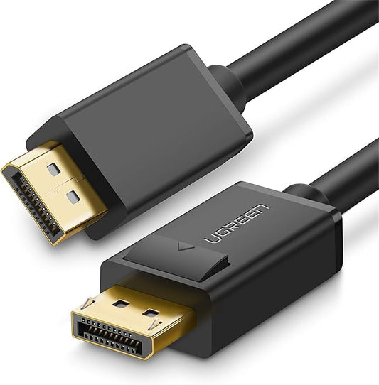UGREEN DisplayPort to DisplayPort Cable (2m, Braided, Black) - Office R Us Lagos