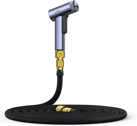 UGREEN High Pressure Car Washing Gun with Hose Reel (15m, Green) - Office R Us Lagos