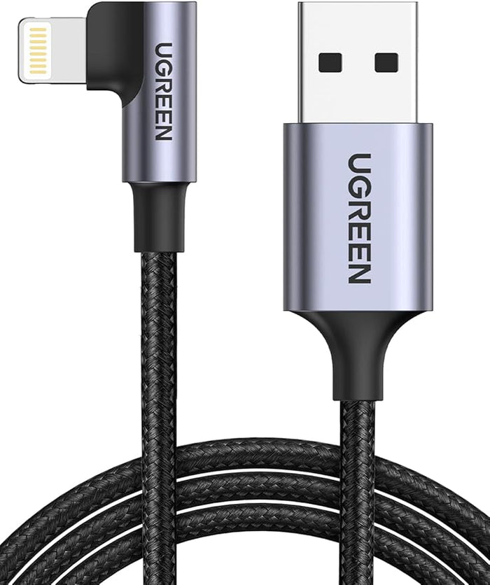 UGREEN USB-A to Lightning Cable (Right Angle, 1m) - Office R Us Lagos