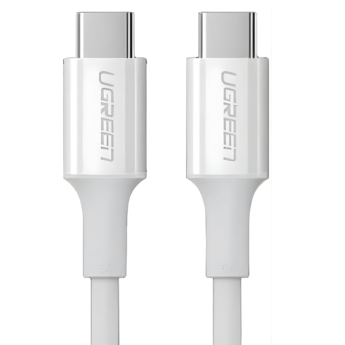UGREEN USB-C to USB-C PD Fast Charging Cable (100W, 5A, 2m, White)