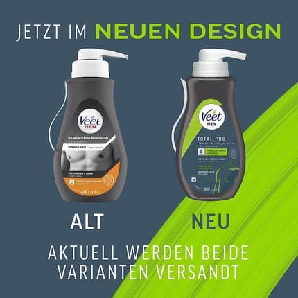 Veet Men Hair Removal Cream for Upper Body & Legs 400ml