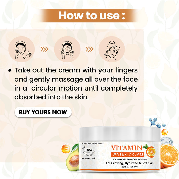 How to Use Vitamin C Water Cream for Hydrated Skin