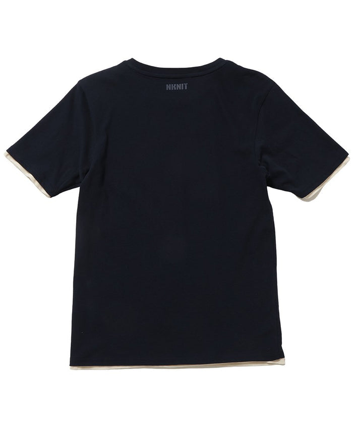 washed cotton T-shirt 2pcs set_5