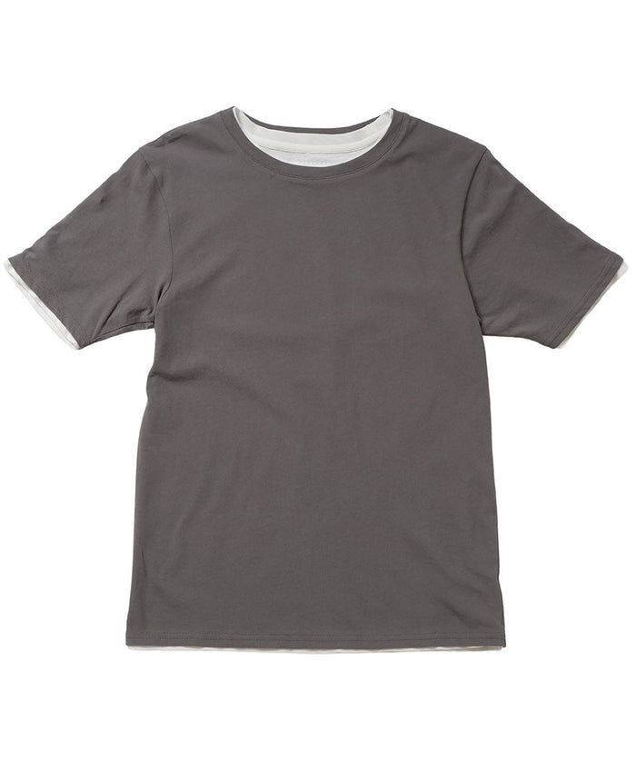 washed cotton T-shirt 2pcs set_6