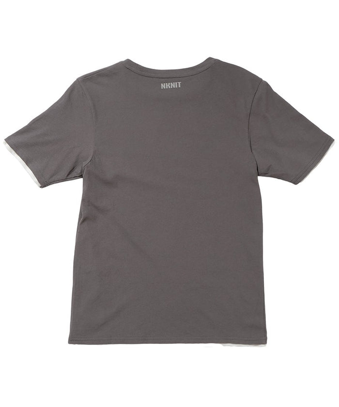 washed cotton T-shirt 2pcs set_7