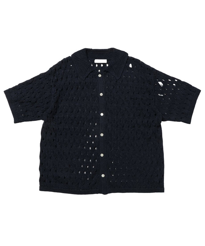 wave pattern KNIT shirt_3