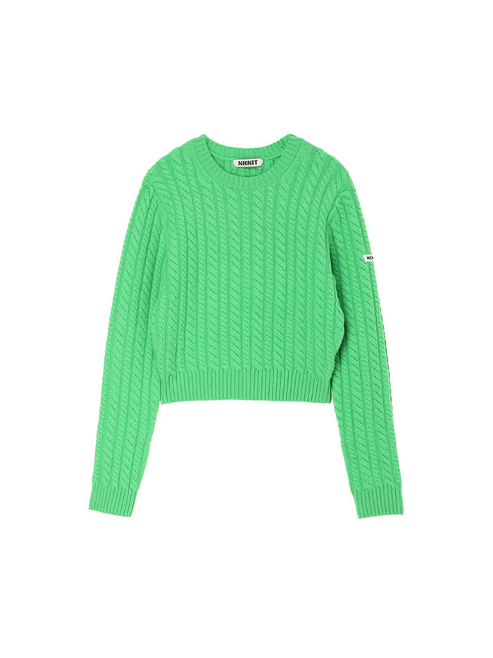 wool cable KNIT