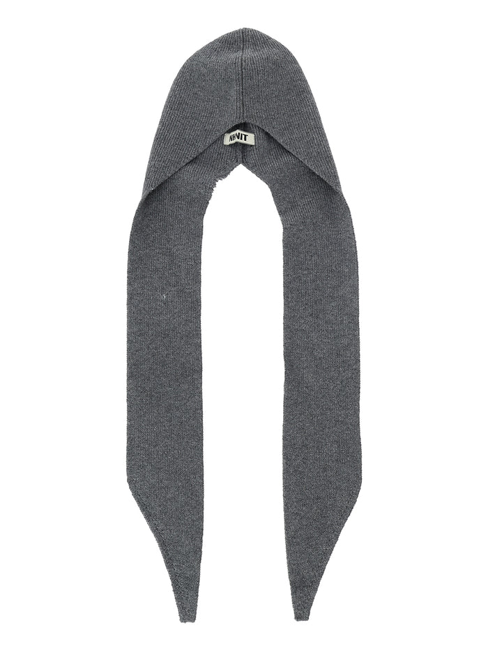 wool KNIT muffler cap