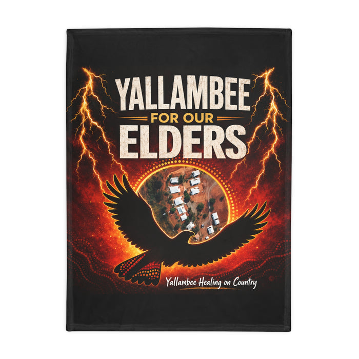 Yallambee For Our Elders Fleece Blanket for Babies – Healing on Country Collection
