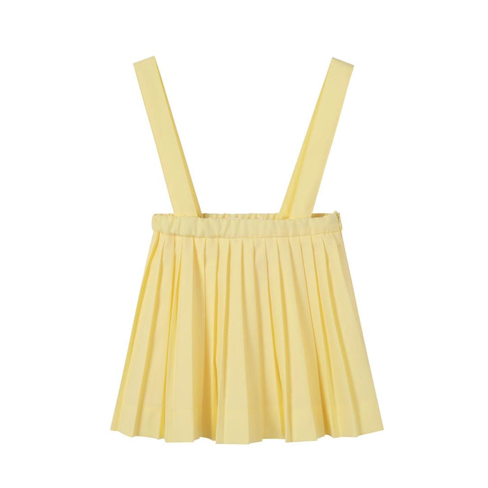 Yellow Pleated Jumper