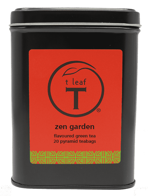 Zen garden pyramids Pyramid foil pouch 50s side view | pyramid tea bags New Zealand | t leaf T
