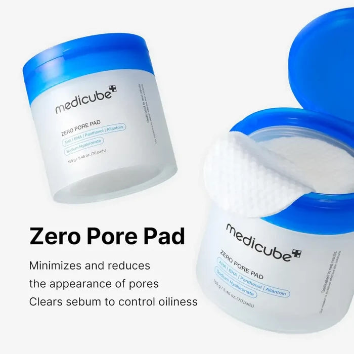 Zero Pore Pad 155g - Toner and Medicube Toners