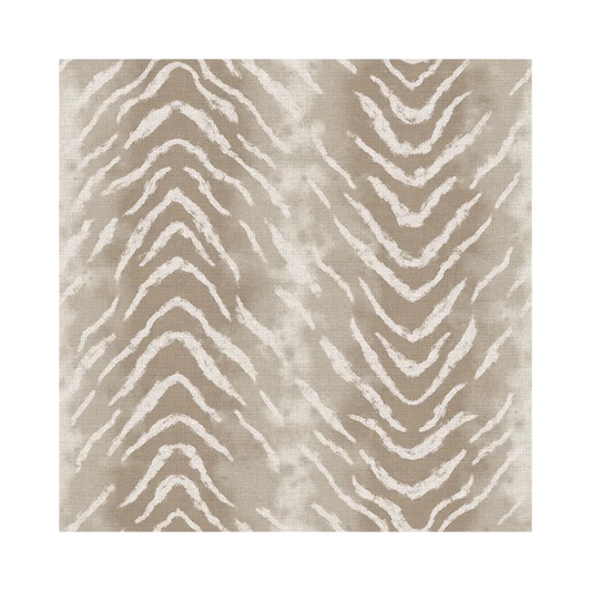 Zigby Sand | Scalloped Shower Curtain | Made in the USA