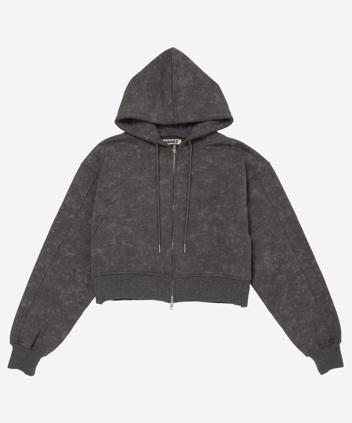 ZIP hooded sweatshirt  size①_3